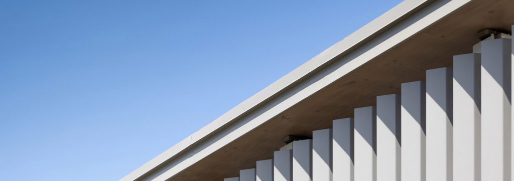 Architectural detail of a roof