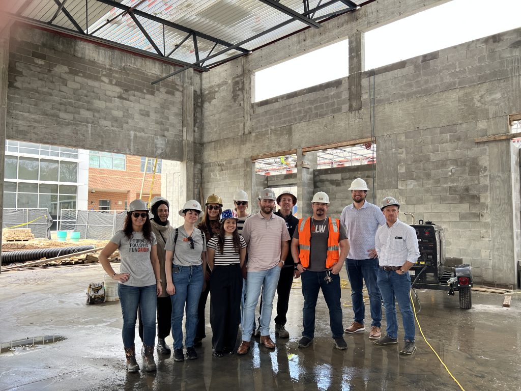Rainy day team site visit
