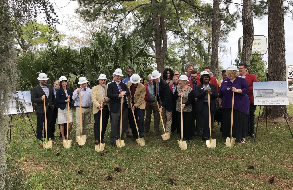 Groundbreaking ceremony at Envision Credit Union
