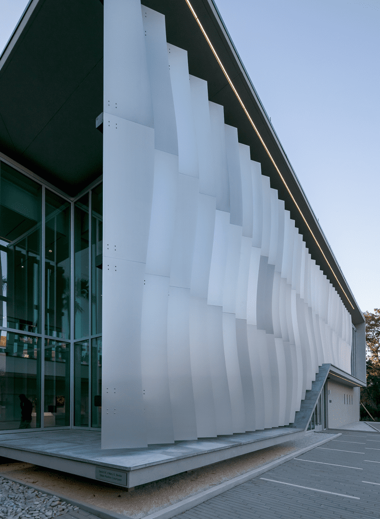 Exterior of FSU Kotler-Coville Glass Art Pavilion